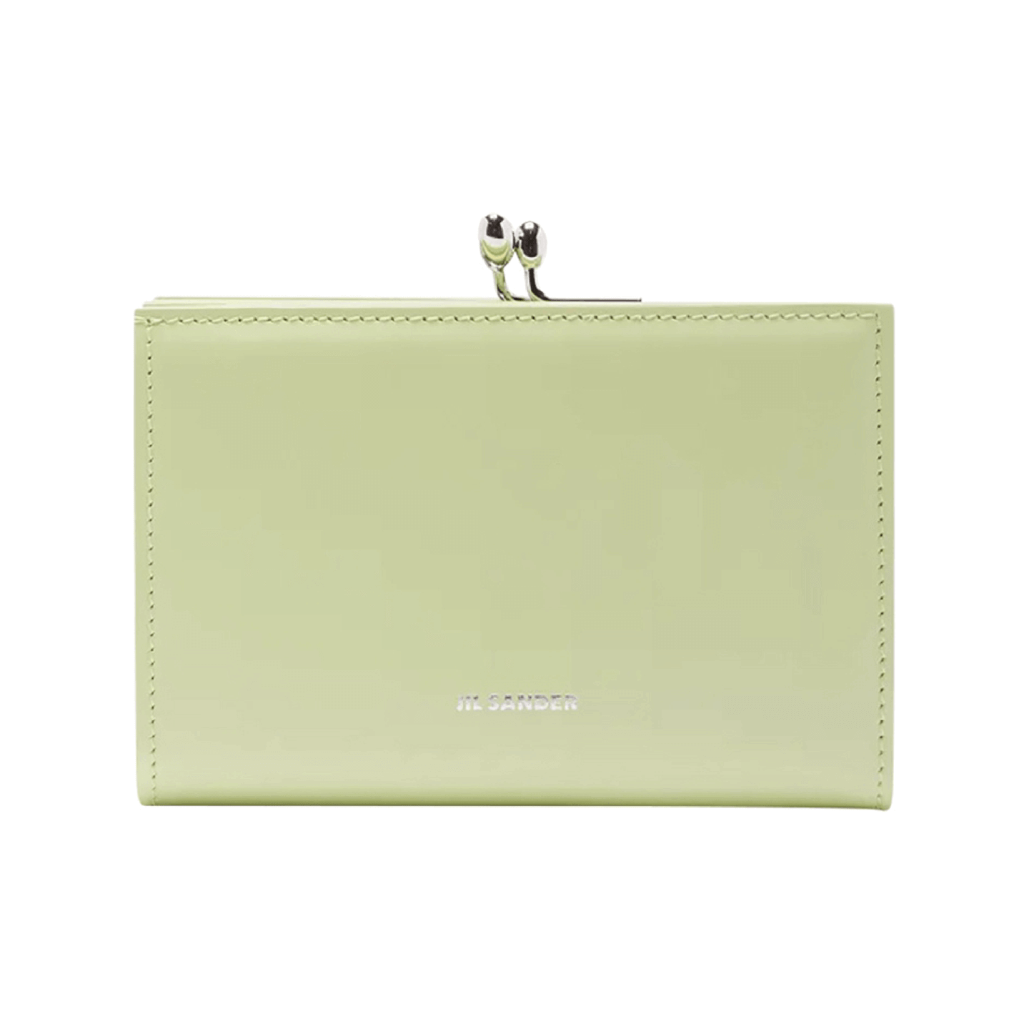 Jil Sander Goji Leather Wallet Womens Light Green